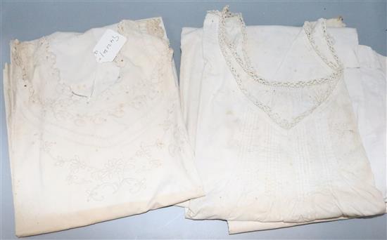 30 French hand embroidered ladies chemise